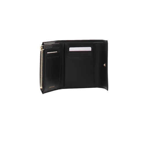 Portafoglio Donna mini con clip Nero Emporio Armani- Francavilla Moda